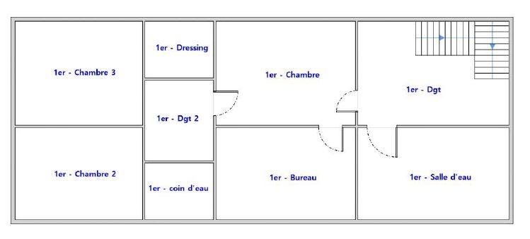 Maison ancienne - 127 m² - 5 pièces