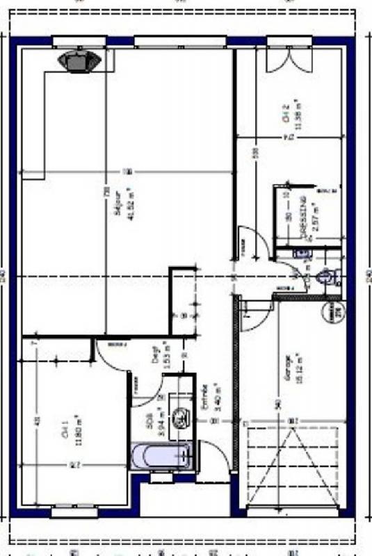 Villa - 85 m² - 3 pièces