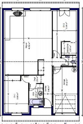 Villa - 85 m² - 3 pièces
