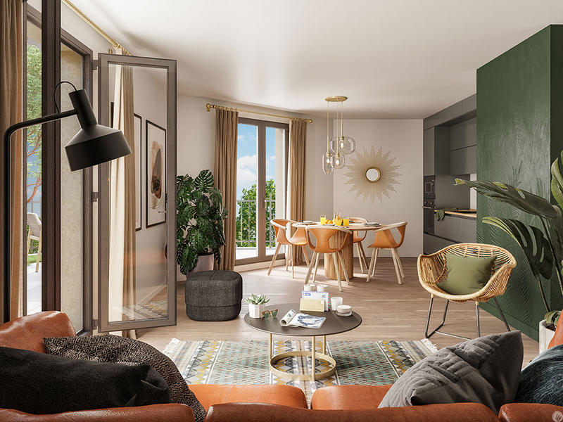 Appartement - 34 à 60 m² - 2 à 3 pièces