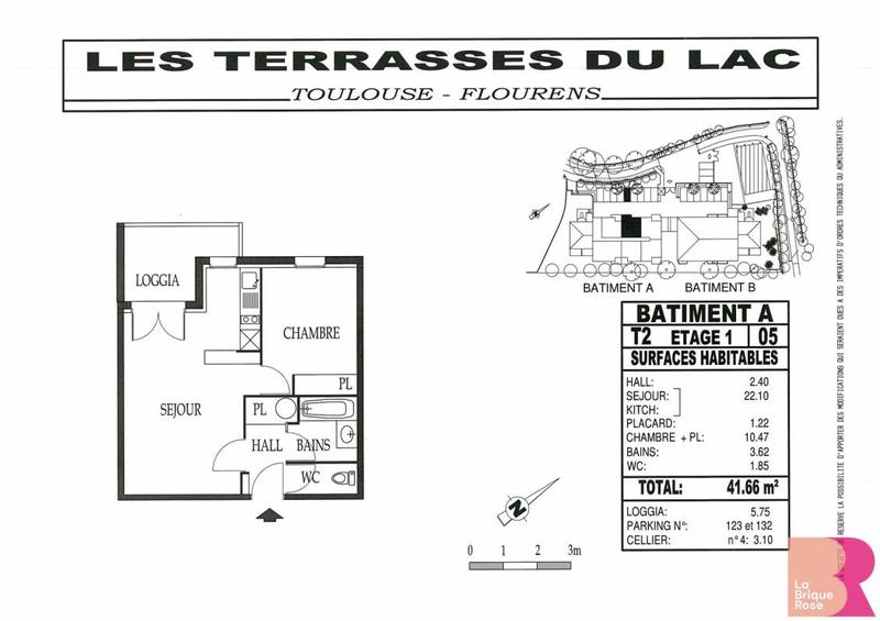 Appartement - 42 m² - 2 pièces