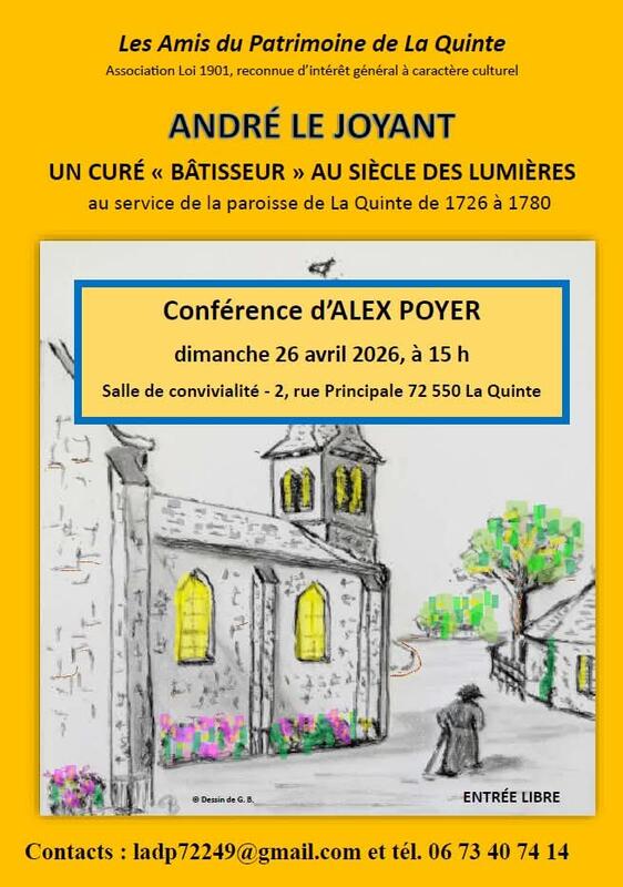 Conférence sur André le Joyant, curé "bâtisseur"