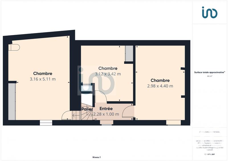 Maison - 91 m² - 5 pièces