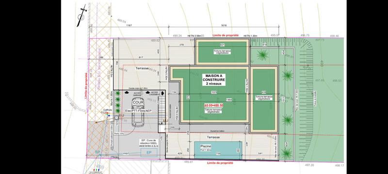 Terrain constructible - 764 m²