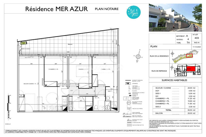 Appartement - 81 m² - 4 pièces