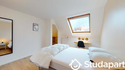 Chambre - 12 m² - 1 pièce