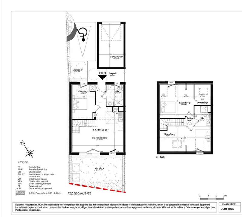 Maison - 86 m² - 4 pièces