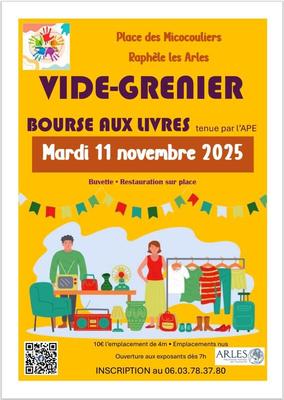 Vide grenier - bourse aux livres