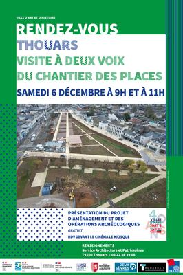Visite du chantier des places à deux voix