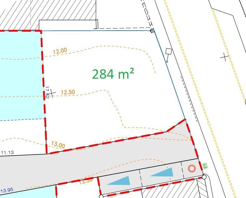 Terrain - 284 m²