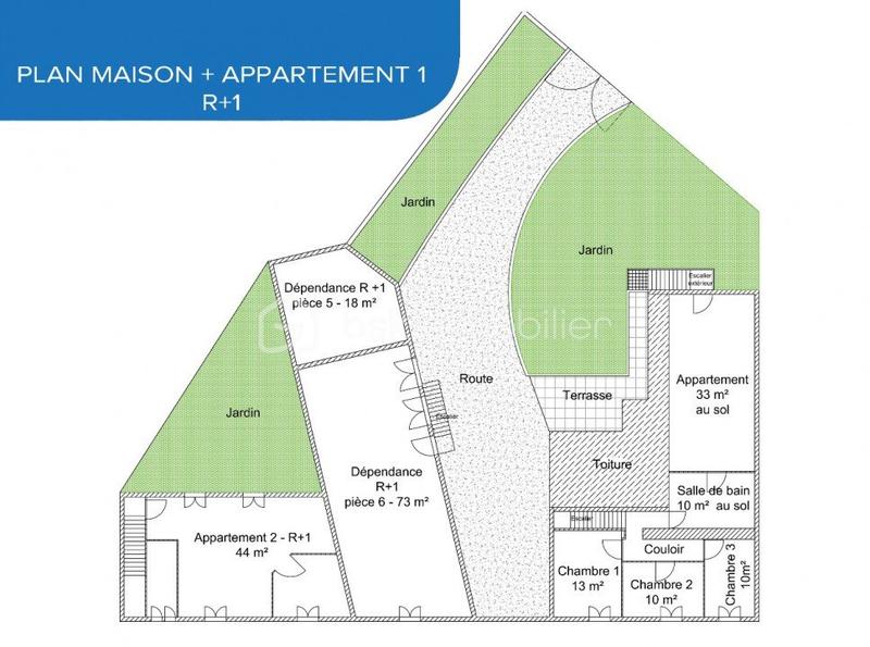 Corps de ferme - 136 m² - 7 pièces