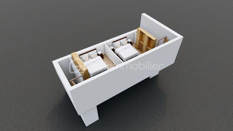 Duplex - 47 m² - 3 pièces