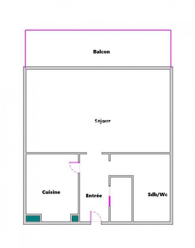Appartement - 27 m² - 1 pièce