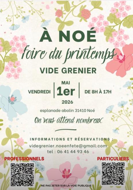 Foire du Printemps : Vide Grenier
