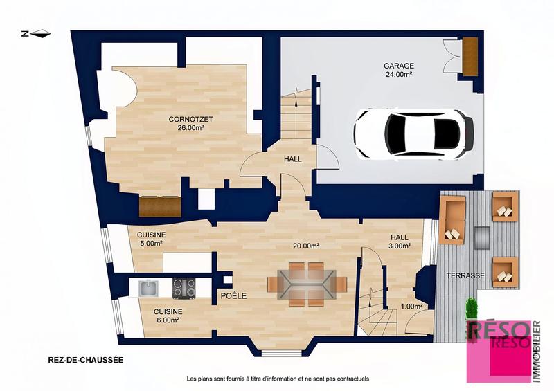 Maison - 157 m² - 6 pièces