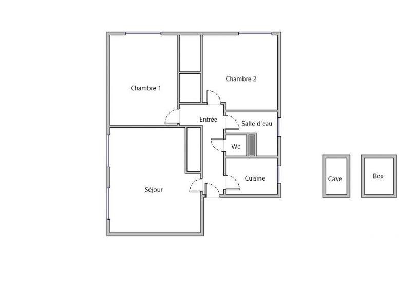 Appartement - 61 m² - 4 pièces