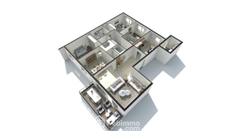 Appartement - 118 m² - 5 pièces