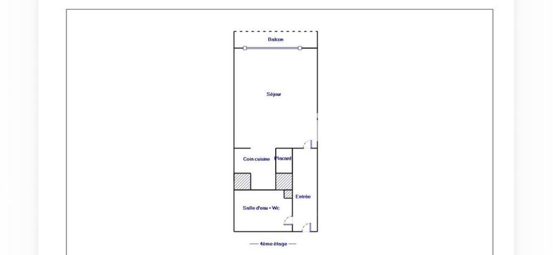 Appartement - 29 m² - 1 pièce