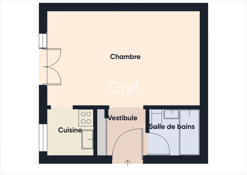 Appartement - 30 m² - 1 pièce