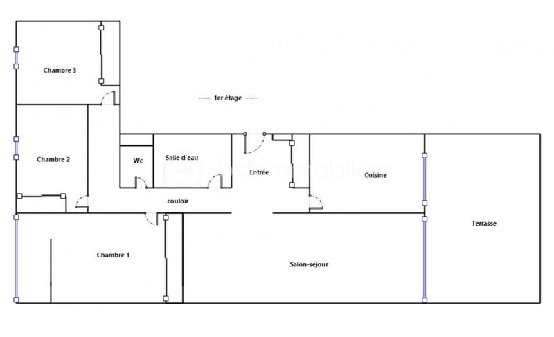 Appartement - 76 m² - 4 pièces
