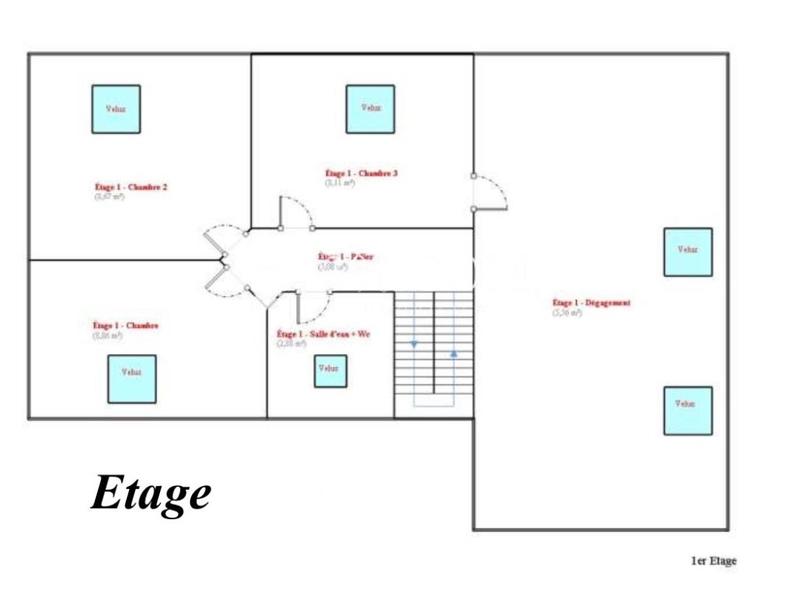 Maison traditionnelle - 107 m² - 5 pièces