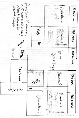 Chambre - 13 m² - 1 pièce