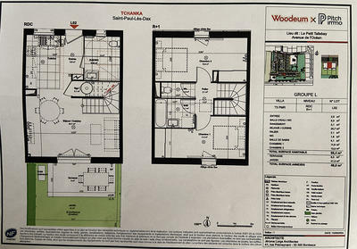 Maison - 68 m² - 3 pièces