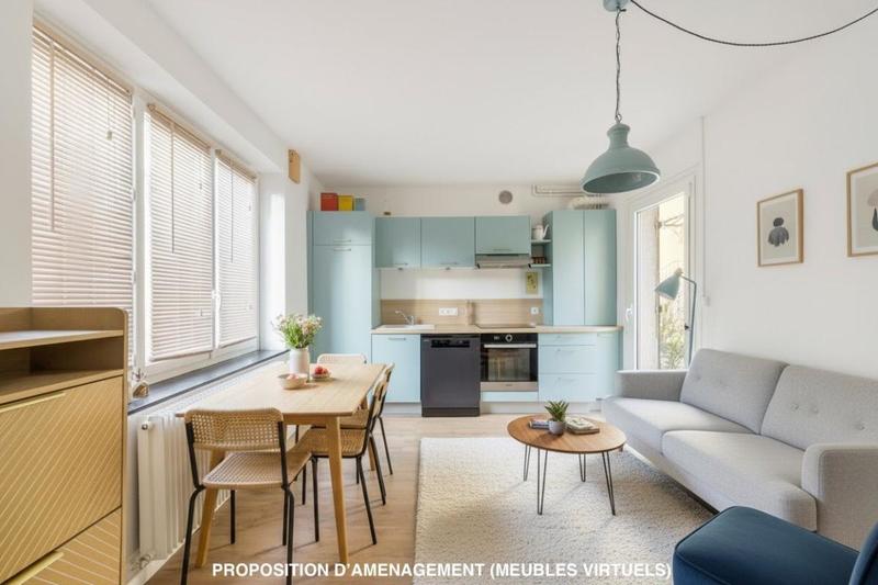 Appartement - 44 m² - 3 pièces