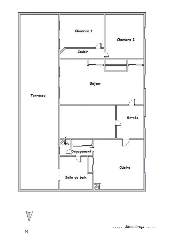 Appartement - 92 m² - 6 pièces