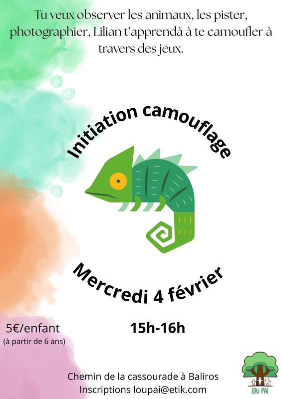 Initiation et jeu de camouflage