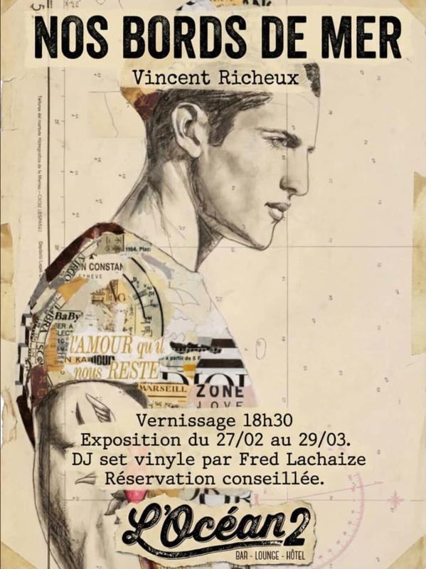 Vernissage "Nos bords de mer" par Vincent Richeux