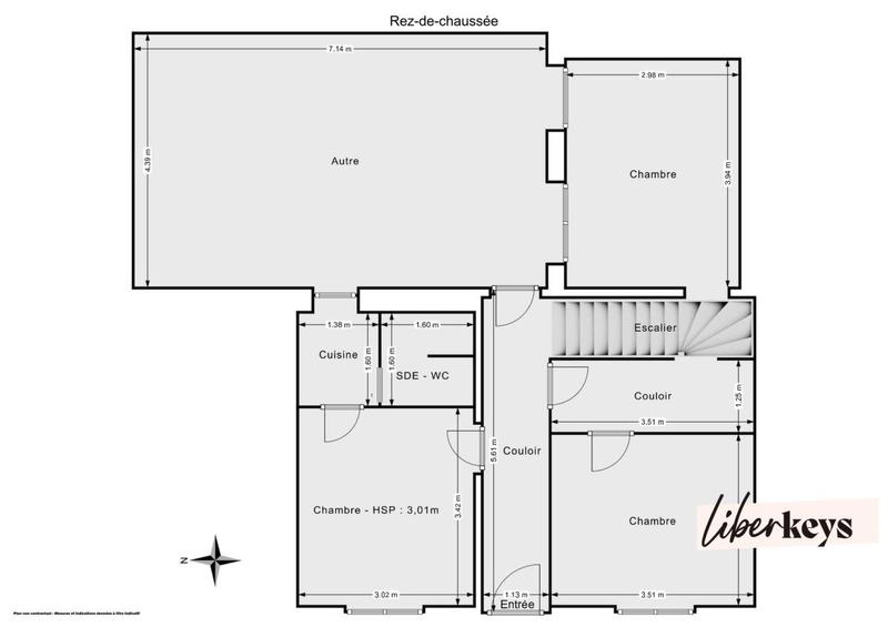 Maison de ville - 114 m² - 5 pièces