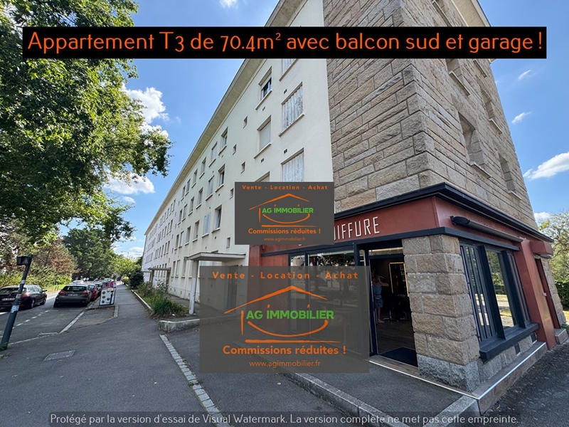 Appartement - 70 m² - 3 pièces