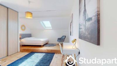 Chambre - 11 m² - 1 pièce