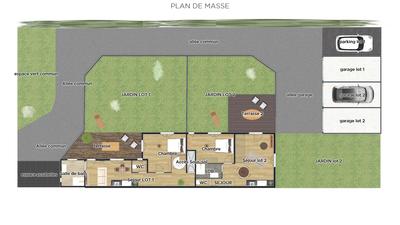 Maison - 64 m² - 3 pièces