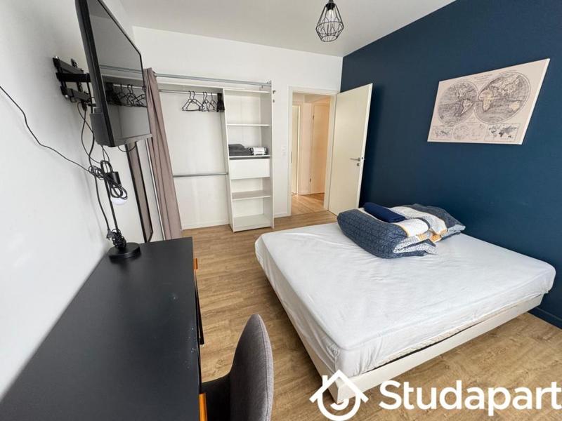 Chambre - 12 m² - 1 pièce