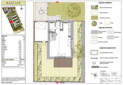 Maison - 96 m² - 4 pièces