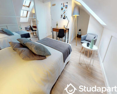 Chambre - 80 m² - 1 pièce