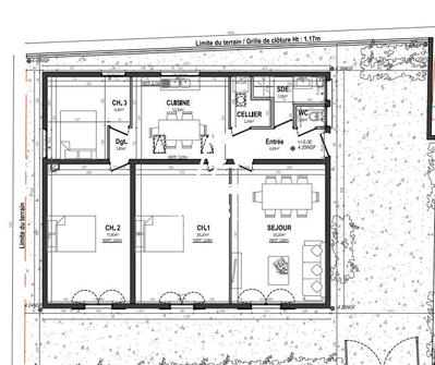 Maison ancienne - 92 m² - 4 pièces