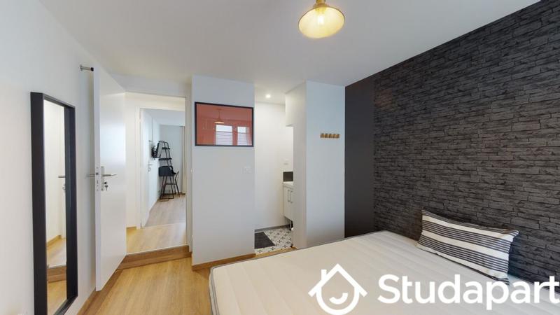 Chambre - 12 m² - 1 pièce