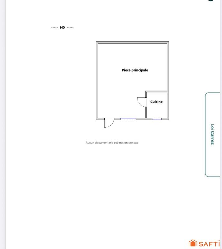 Appartement - 13 m² - 1 pièce