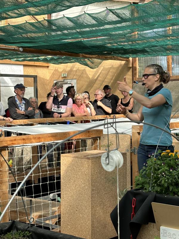 Pâques à la ferme aquaponique de l'abbaye !