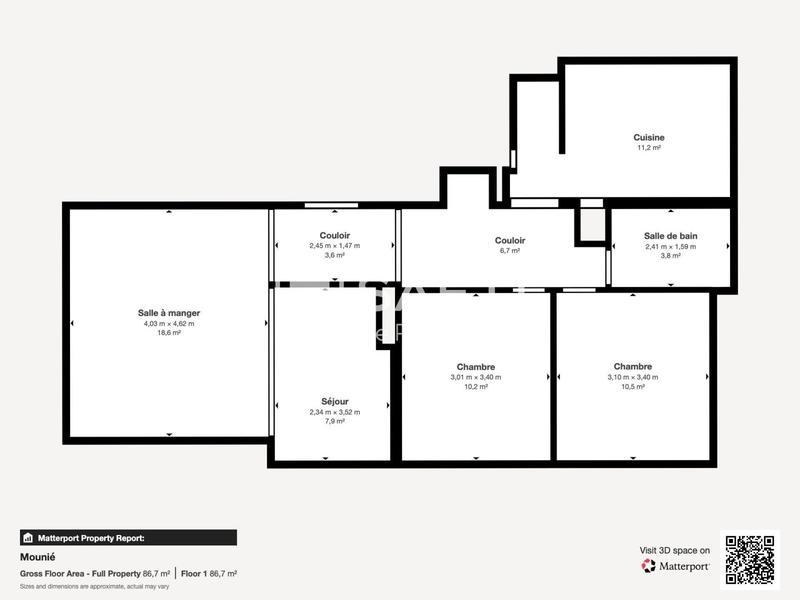 Appartement - 73 m² - 4 pièces