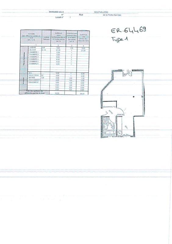 Appartement - 32 m² - 1 pièce
