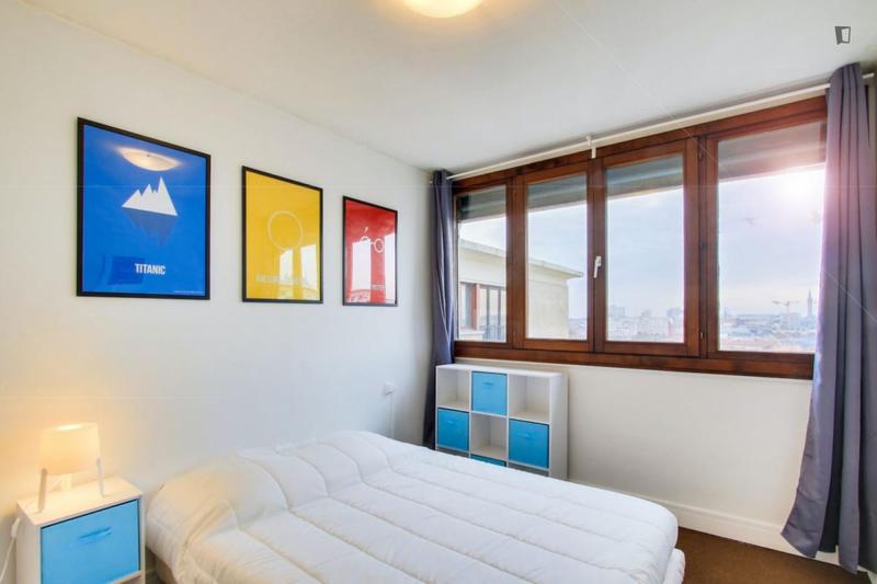 Chambre - 9 m² - 3 pièces