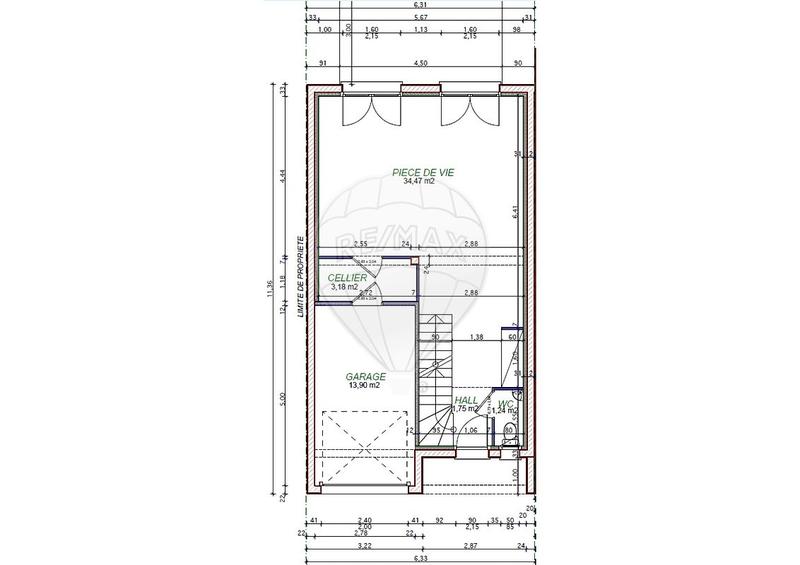 Maison - 107 m² - 4 pièces