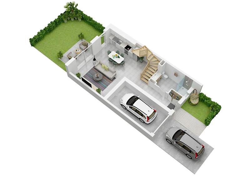 Maison - 80 m² - 4 pièces