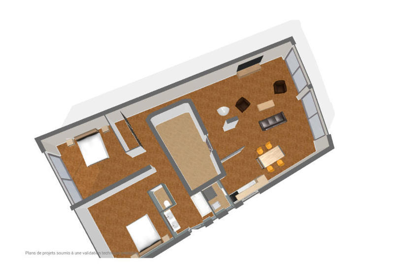 Appartement - 92 m² - 3 pièces