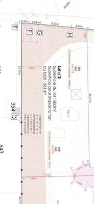 Terrain constructible - 803 m²