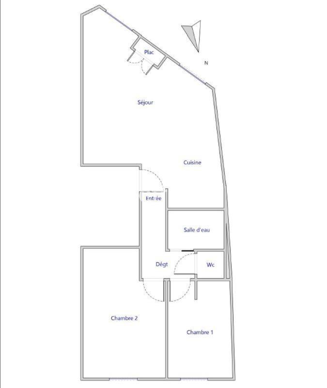 Appartement - 47 m² - 3 pièces